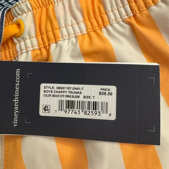 Set of 3 NWT Vineyard Vines boys swim size 7 - Picture 4 of 10